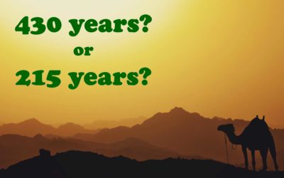 How long were the Israelites in Egypt?