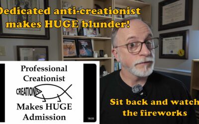 Dedicated anti-creationist makes huge blunder